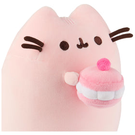 GUND Pusheen with dark whiskers and embroidery for expressive display