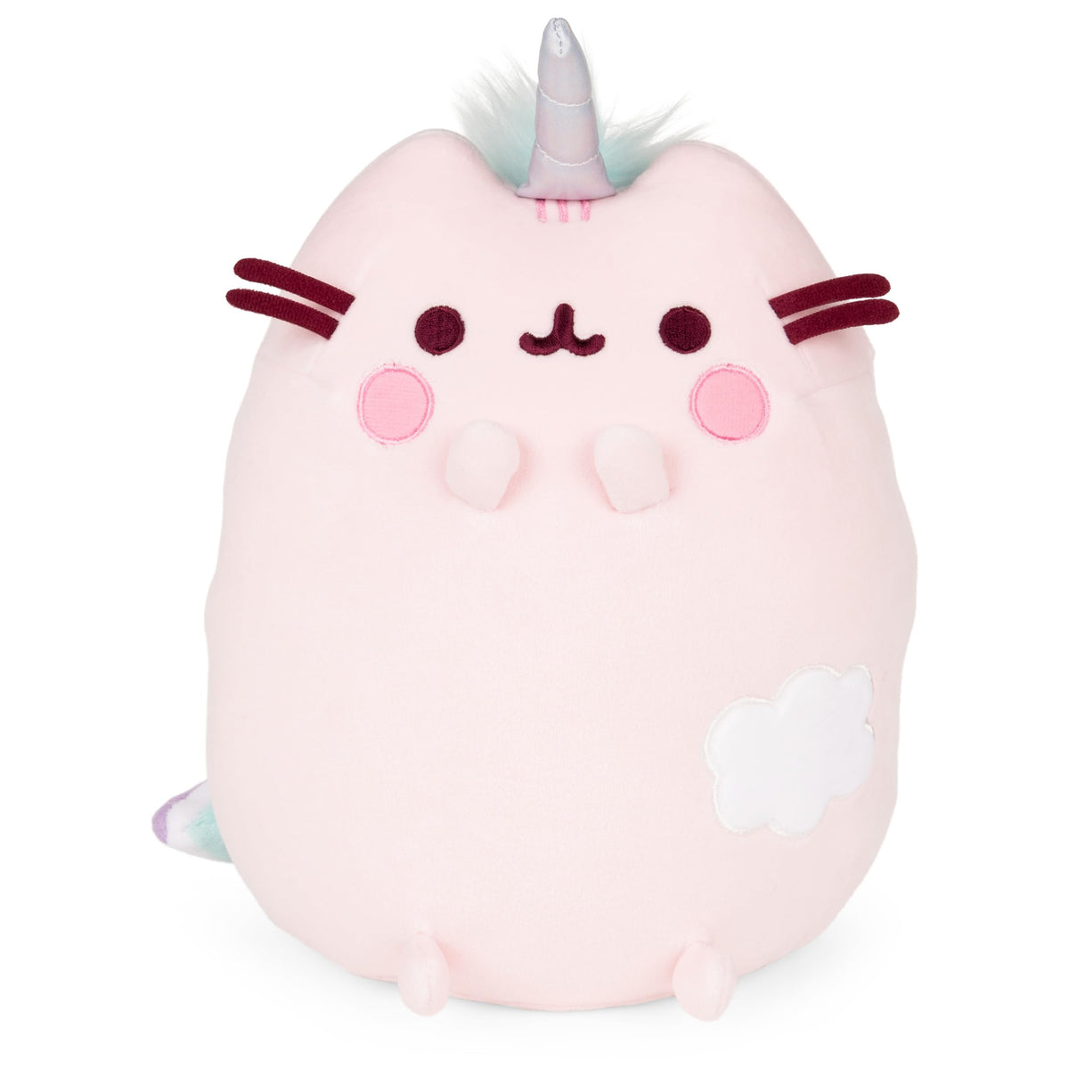 GUND Pusheen Dreamy Pusheenicorn Squisheen with cloud embroidery for whimsy.