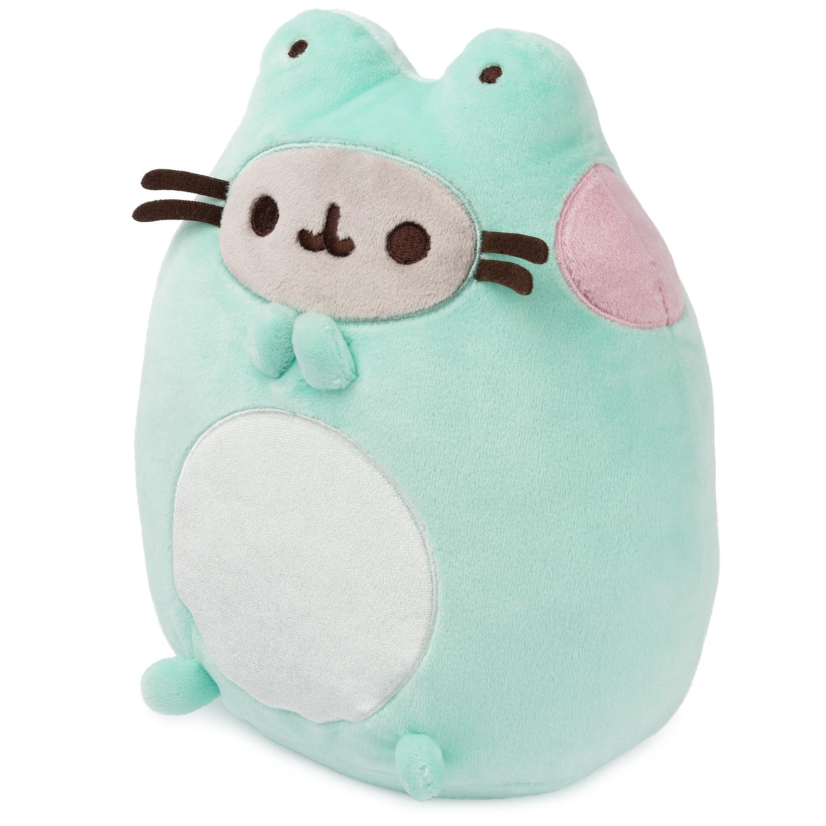 GUND Pusheen Enchanted Frog Plush eye details, whimsical charm.