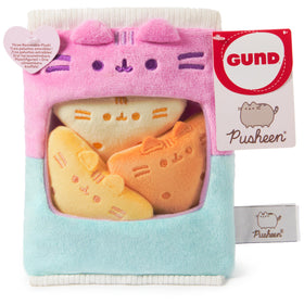 GUND Pusheen Gamer Chips bag shown for desk decor and display