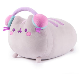 GUND Pusheen's rosy cheeks and whiskers add cute charm.