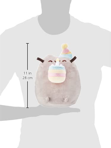 GUND Pusheen plush with shimmering iridescent fabric details