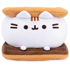 GUND Pusheen marshmallow on chocolate pose invites cozy play