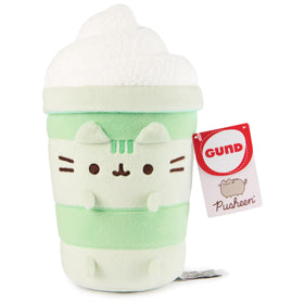 GUND Pusheen Matcha Latte plush in polybag packaging for safe shipping