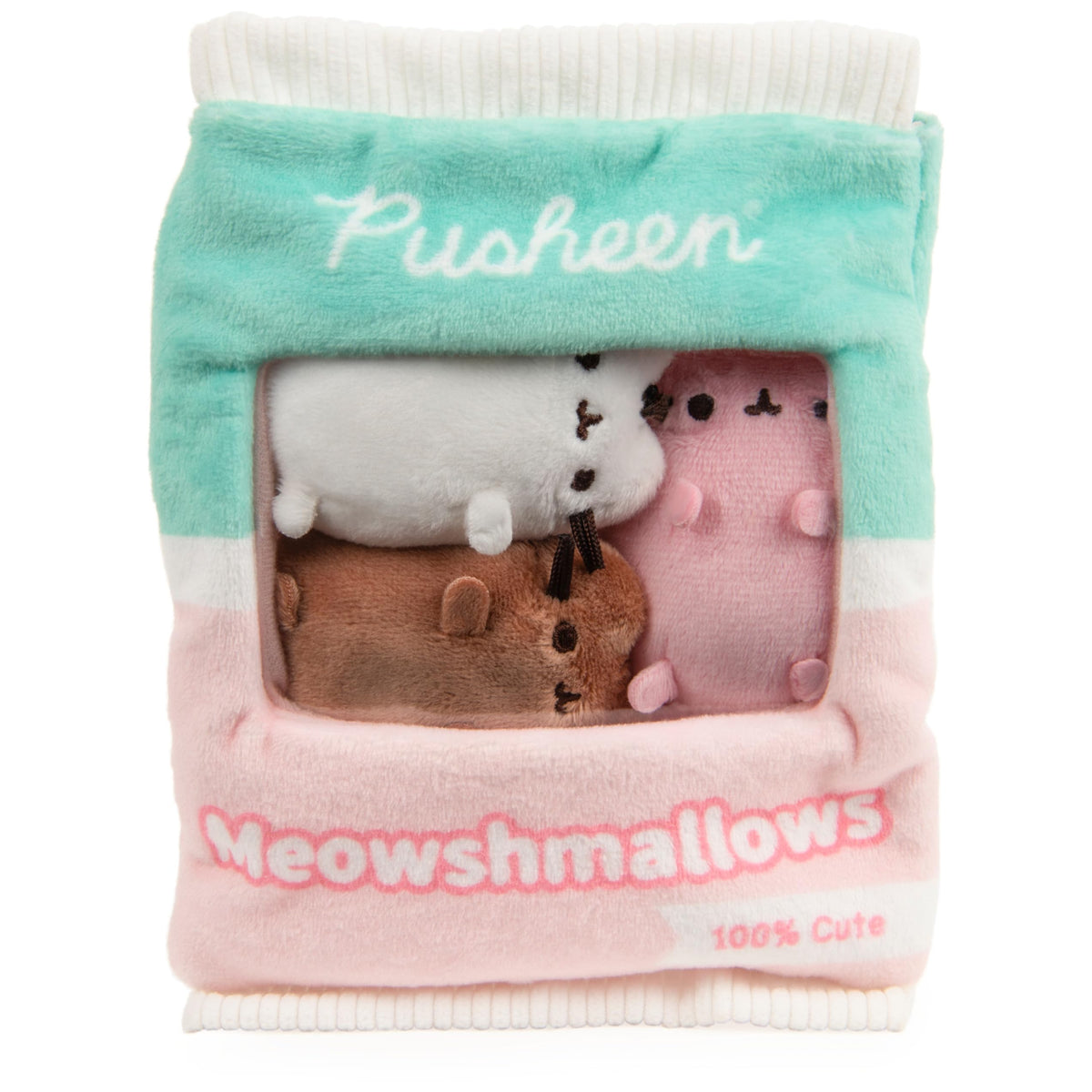 GUND Pusheen Meowshmallows three removable mini plush for versatile display