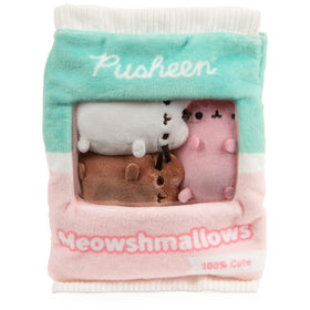 GUND Pusheen Meowshmallows three removable mini plush for versatile display