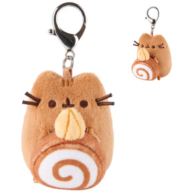 GUND Pusheen chocolate cake design offers dessert-themed charm.
