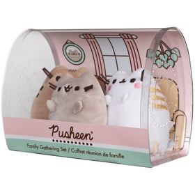 GUND Pusheen soft huggable plush emphasizes comforting texture.