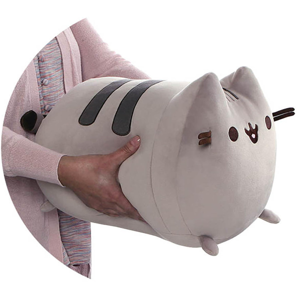 GUND Pusheen Squisheen Log Plush paws detail, durable plush for long lasting cuddles