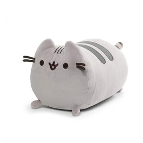 GUND Pusheen Squisheen Log Plush gray for cozy desk decor and hugs