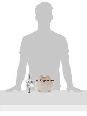 GUND Pusheen Squisheen Log Plush smile view, surface washable and easy to clean