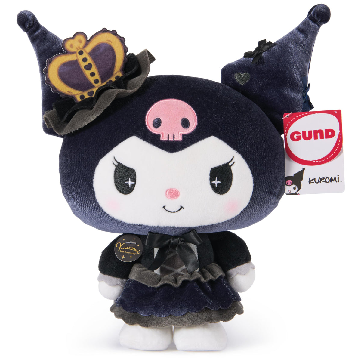 GUND Sanrio Kuromi plush, gift-ready for collectors and fans.