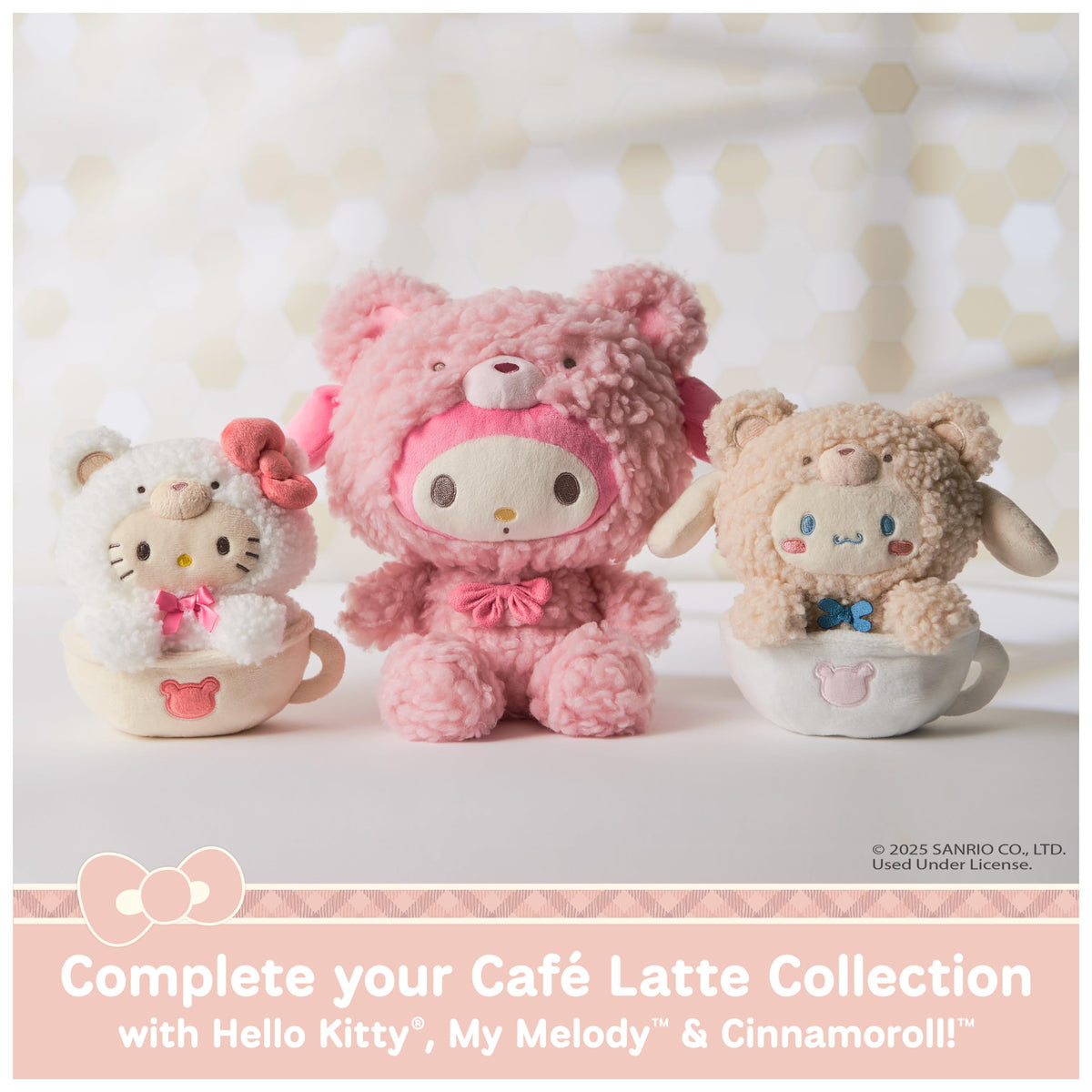 GUND Cafe Latte plush ideal office decor and desk companion