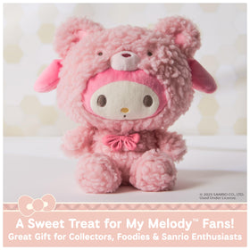 GUND My Melody Cafe Latte teddy bear plush packaging ready for gifting