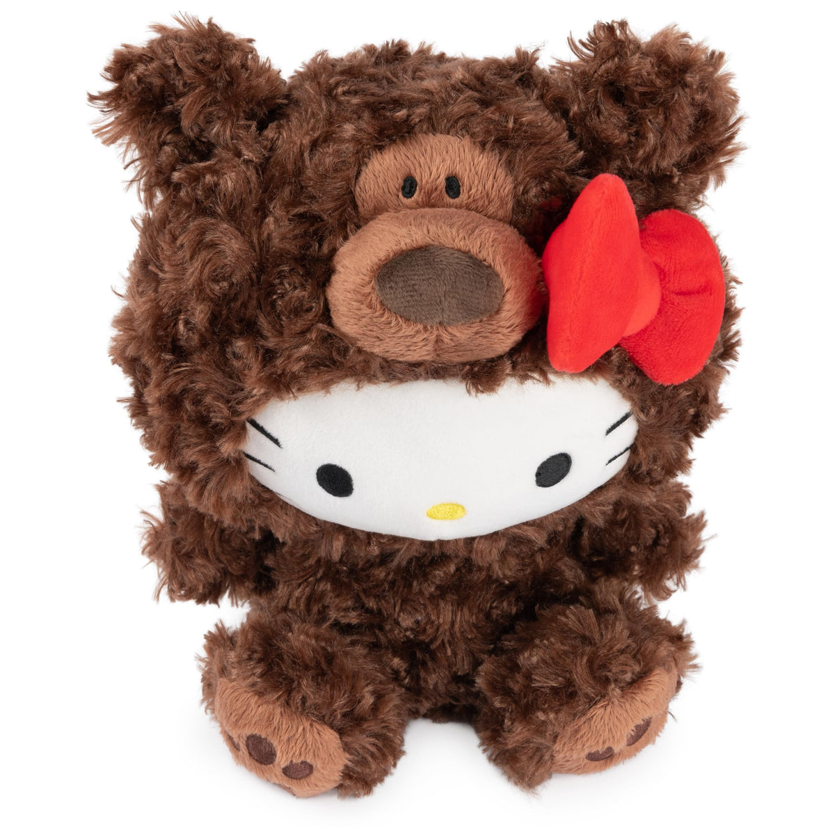 Close-up of soft fabric texture on the Hello Kitty Philbin plush.