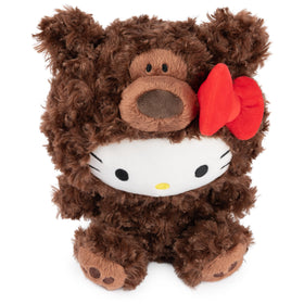 Close-up of soft fabric texture on the Hello Kitty Philbin plush.