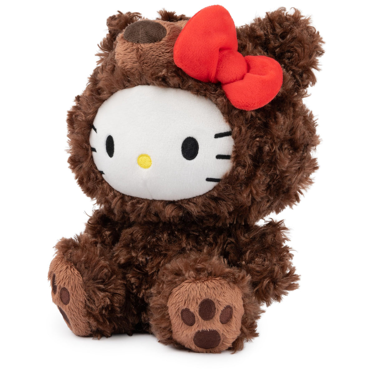 Hello Kitty’s red bow beside Philbin’s expression on a premium plush.