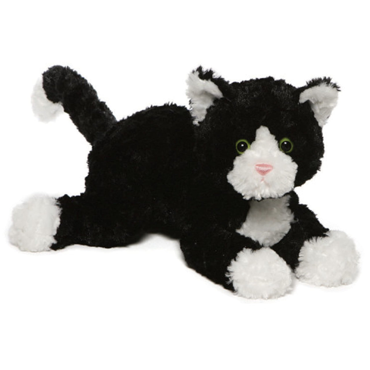 GUND Sebastian tuxedo cat plush in poseable stance for play or display