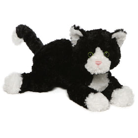 GUND Sebastian tuxedo cat plush in poseable stance for play or display