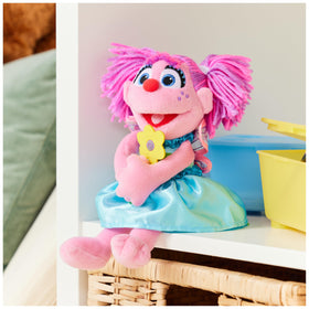 Abby Cadabby pink pigtails and colorful look for imaginative play.