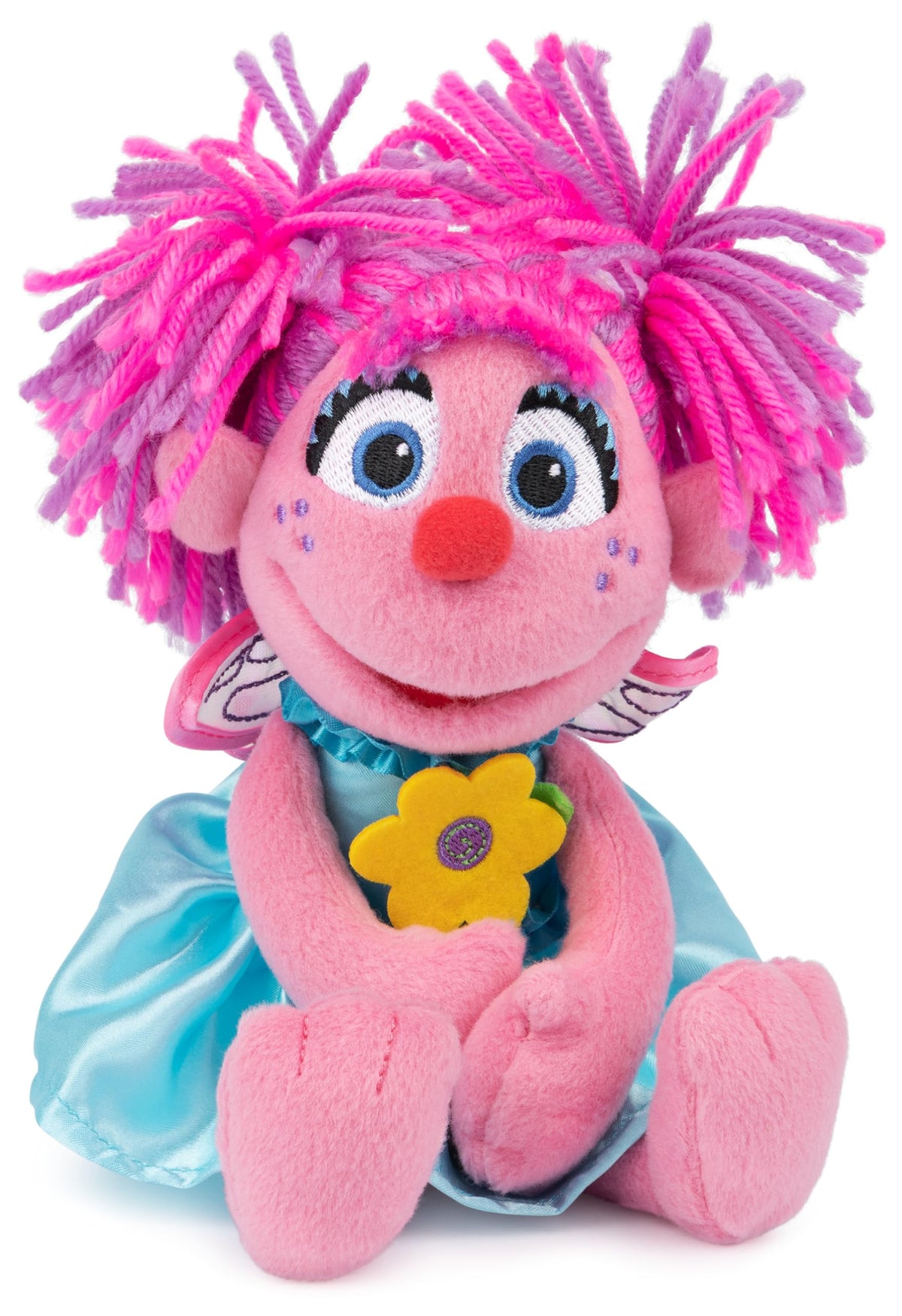 GUND Abby Cadabby plush, 11-inch cuddle buddy for ages 1 and up.