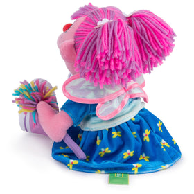 Surface-washable Abby Cadabby plush simplifies cleaning after adventures.