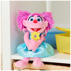 Abby Cadabby wings on plush with iridescent detail for magical play.