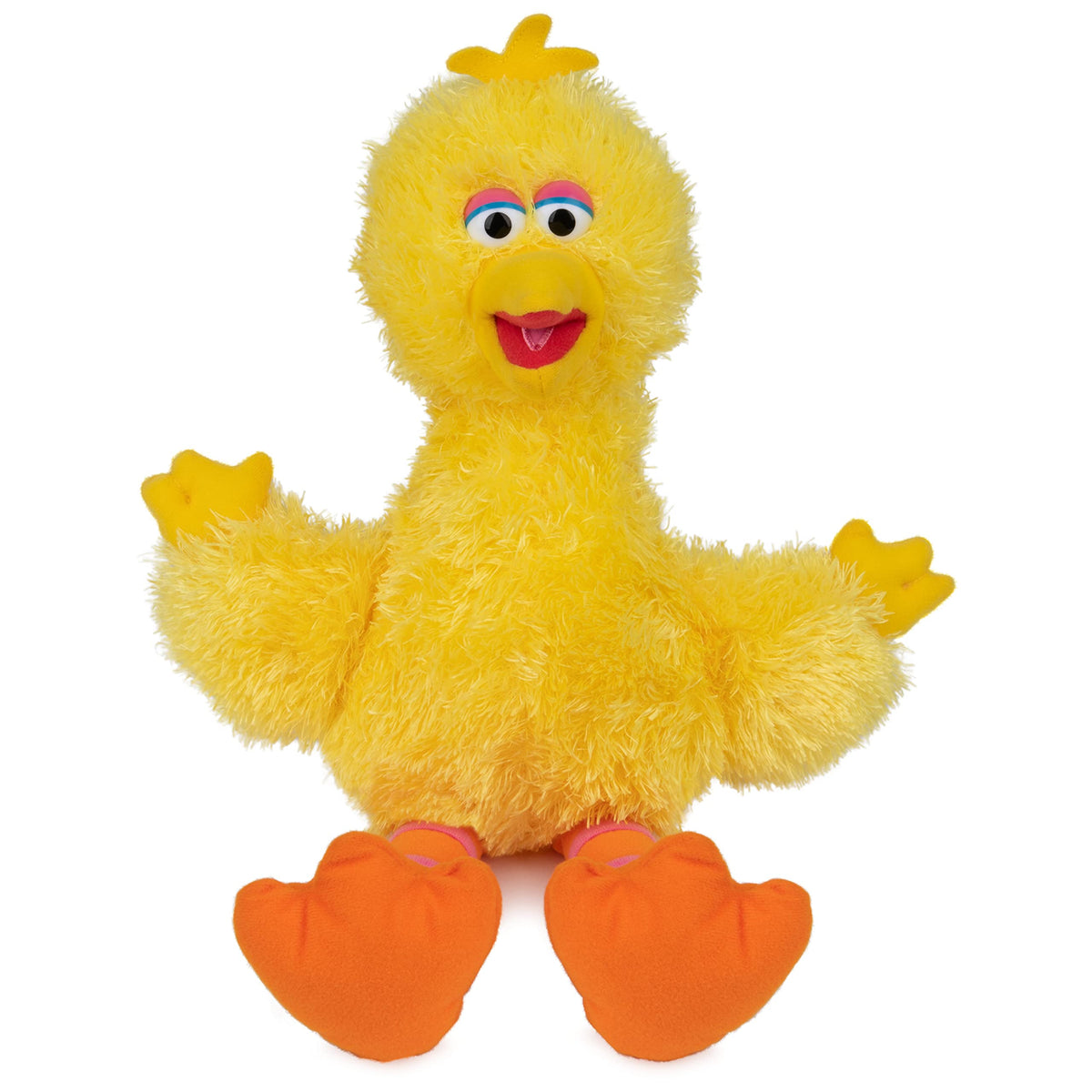 GUND Sesame Street Big Bird plush with arms outstretched for hugs and imaginative play