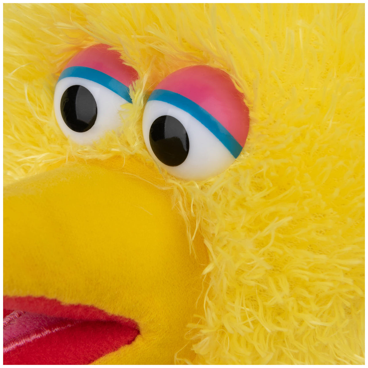 GUND Sesame Street Big Bird displayed on shelf for room decor