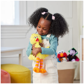 GUND Big Bird face with friendly expression ideal for comforting hugs