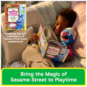 GUND Sesame Street bright blue plush finish invites tactile cuddling and comfort.