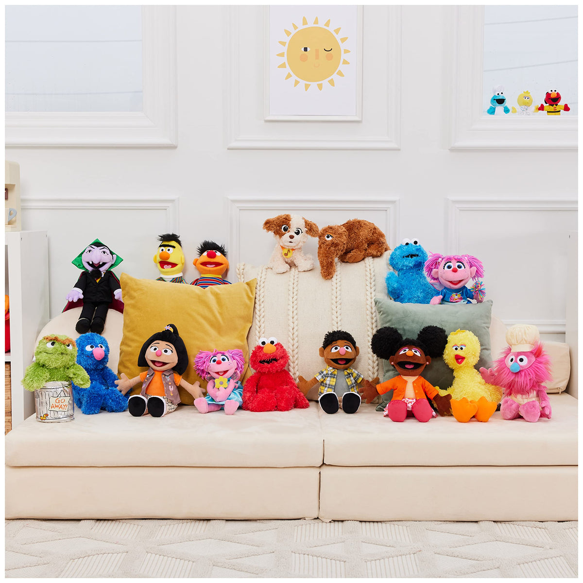 GUND 12-inch Cookie Monster plush, ideal for kids and collectors.