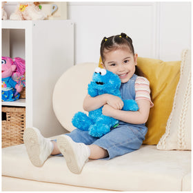 GUND Cookie Monster plush is soft and surface-washable for easy cleanups.