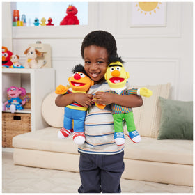 GUND Sesame Street Ernie plush with a friendly smile and hair tuft