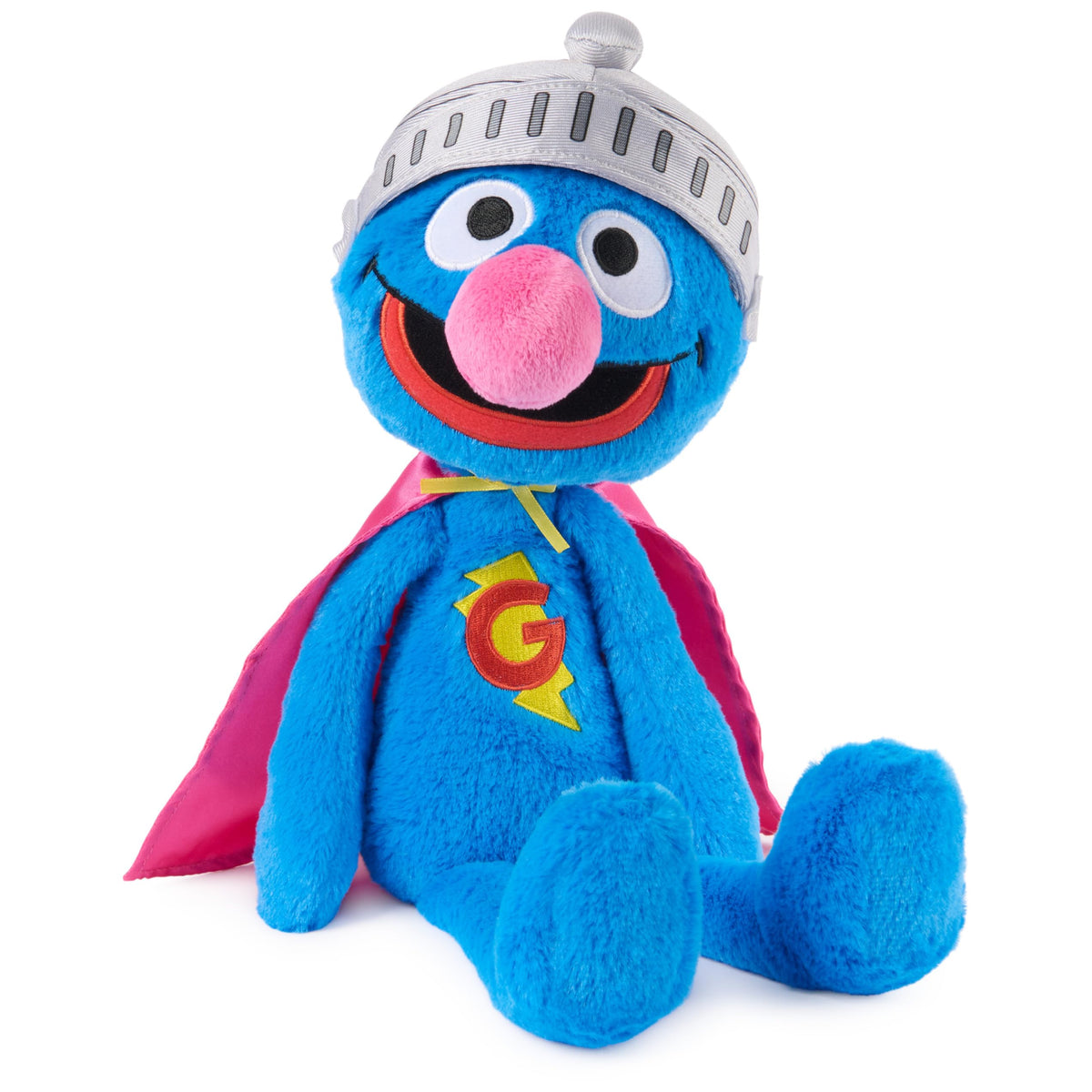 GUND Sesame Street Toothpick Super Grover plush, ready for cuddles and on-the-go play.
