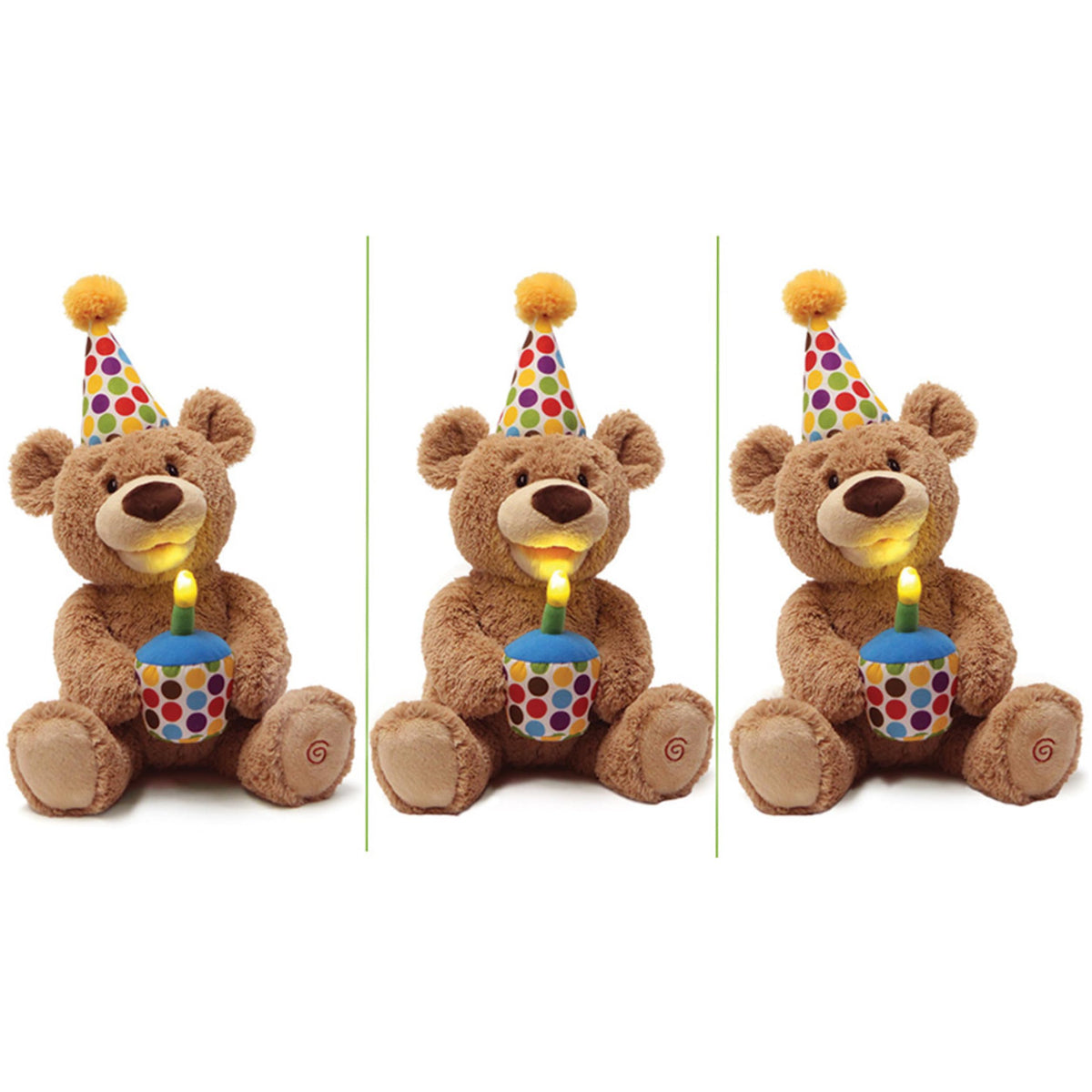 GUND bear moves mouth and sways with music