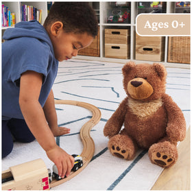 GUND Slumbers with large paw pads for tactile play