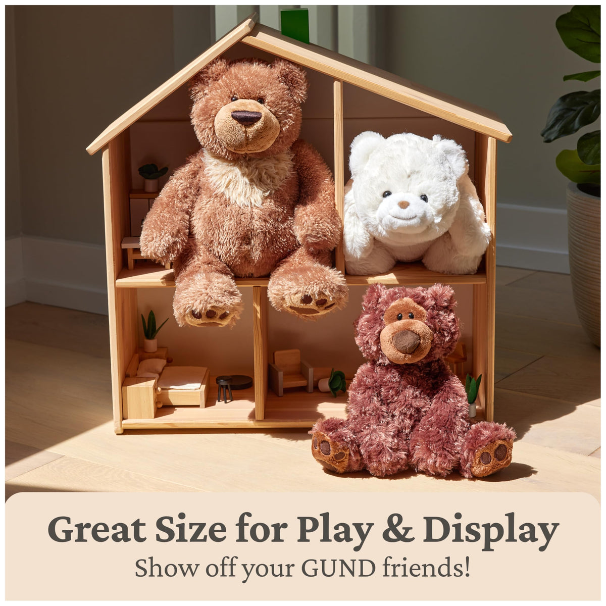 GUND Slumbers surface-washable fabric for easy cleaning