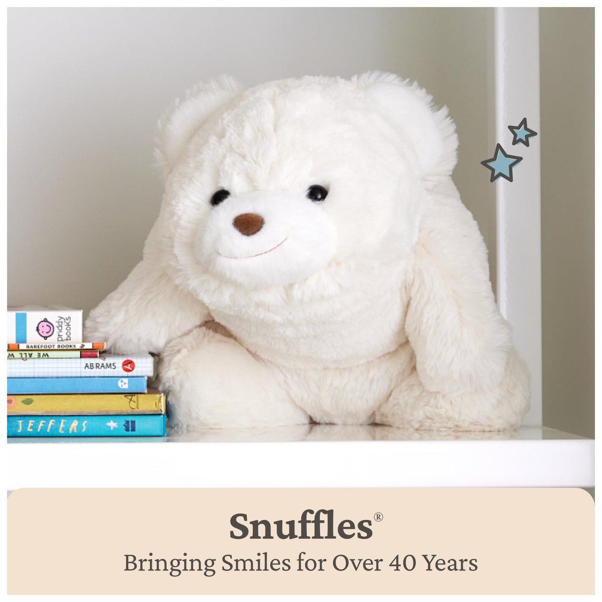 GUND Snuffles crescent-shape plush inviting cozy, soothing snuggles