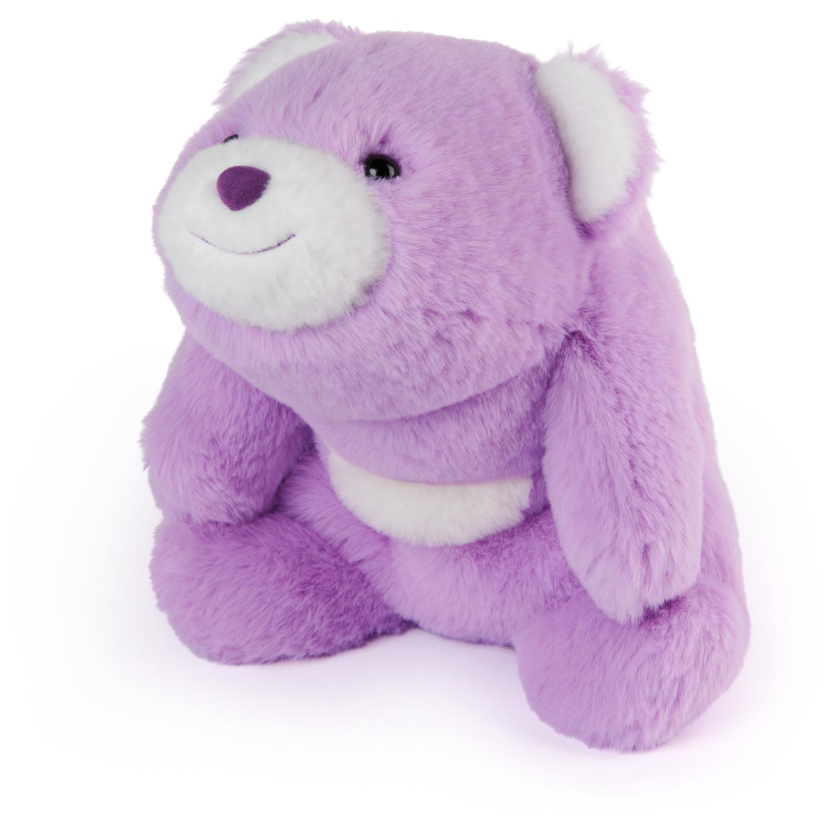 GUND Snuffles purple teddy bear 10in, a cuddly companion for hugs and play.