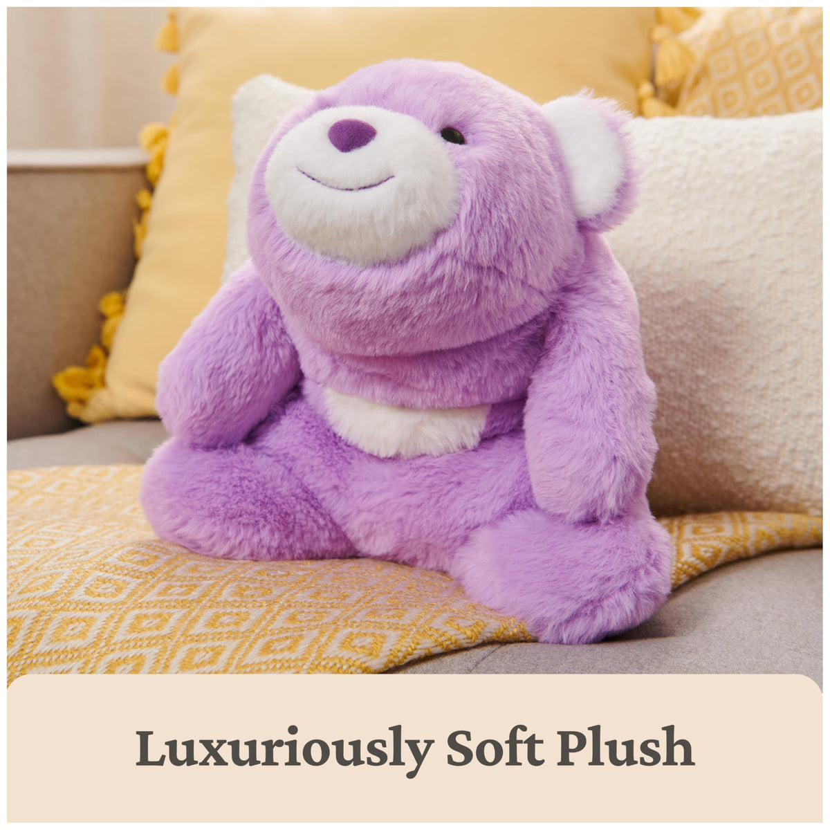 Surface-washable Snuffles for easy cleaning after daily adventures.