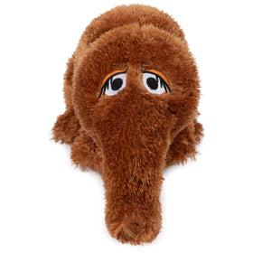 GUND Snuffleupagus plush brown fur texture adds cozy feel for bedtime companionship.