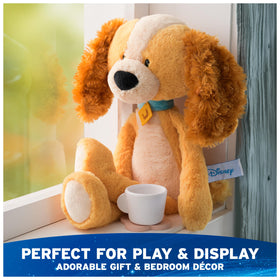 GUND Disney collaboration delivers surface-washable plush great for quick cleanup.