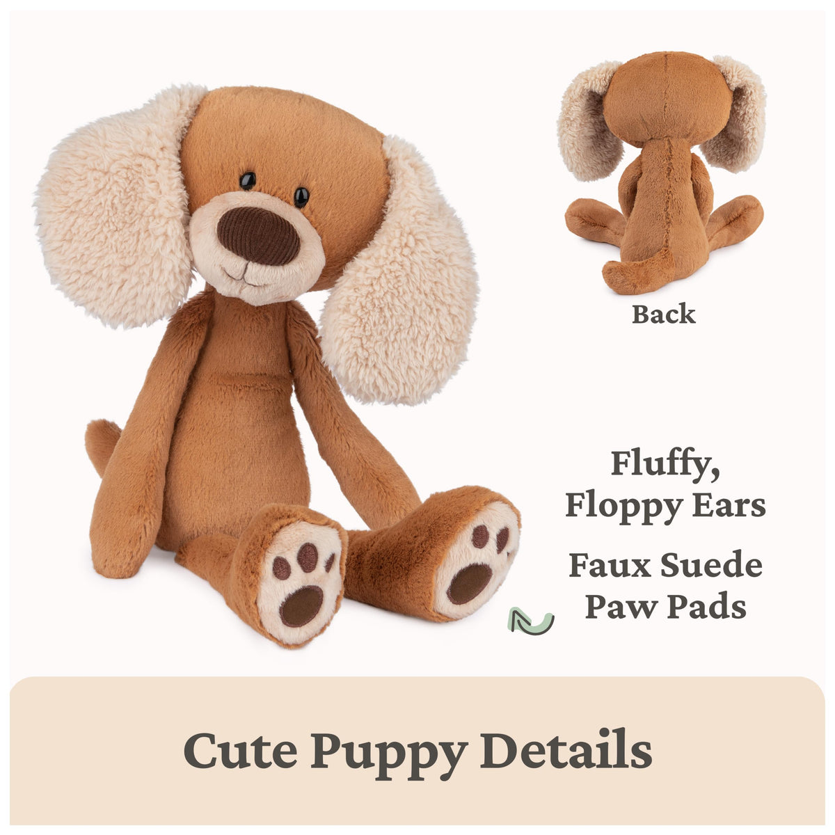Puppy in a friendly pose ready for imaginary adventures