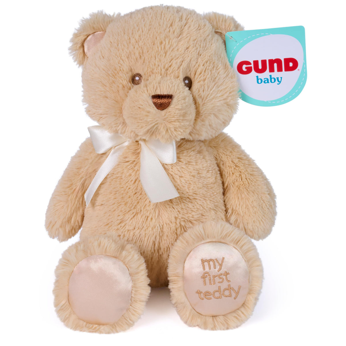 GUND-branded packaging protects the teddy on shipping and gifting.