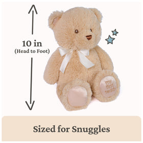 GUND sandy tan plush teddy for modern nurseries and gender-neutral decor.