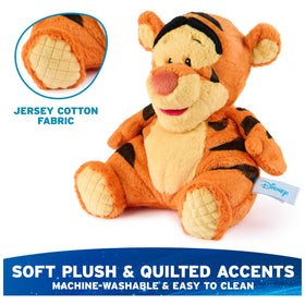 GUND Tigger with quilted jersey textures on ears and feet for comforting touch