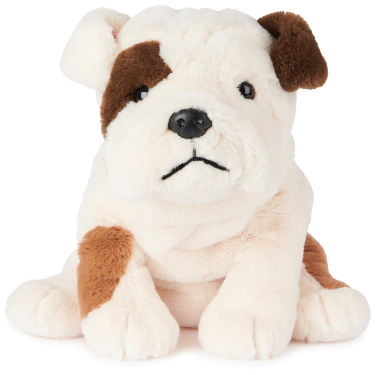 GUND Toast Bulldog Plush 10-inch full view for cuddles and play