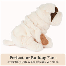 GUND Toast Bulldog Plush packaging poly bag for safe delivery