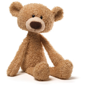 GUND Toothpick 15-inch teddy bear with a slender silhouette for take-along adventures.
